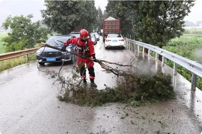 麒麟?yún)^(qū)遭暴雨突襲|部分道路積水嚴(yán)重，消防緊急排澇解憂